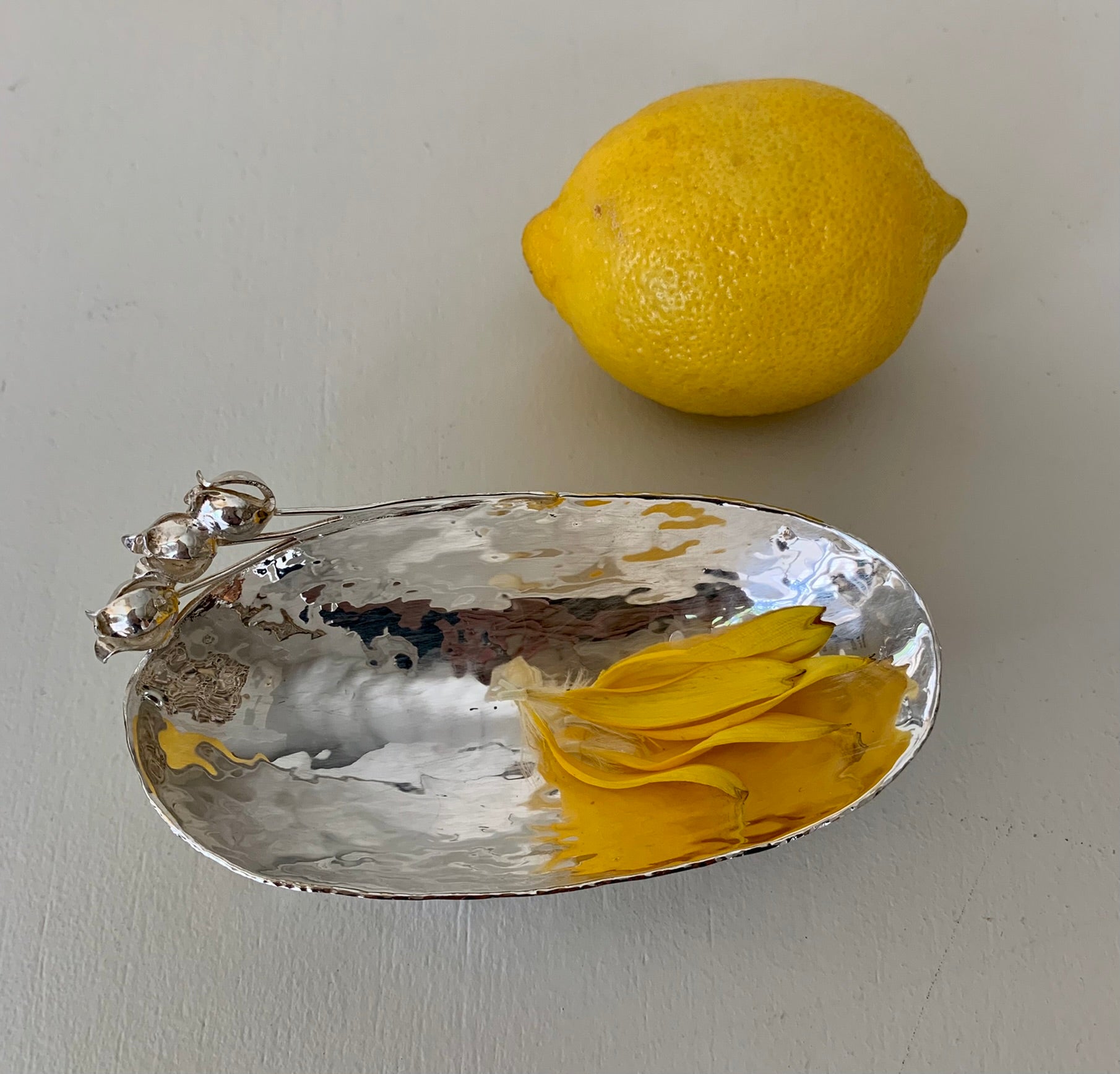 Oval Dish with Roses