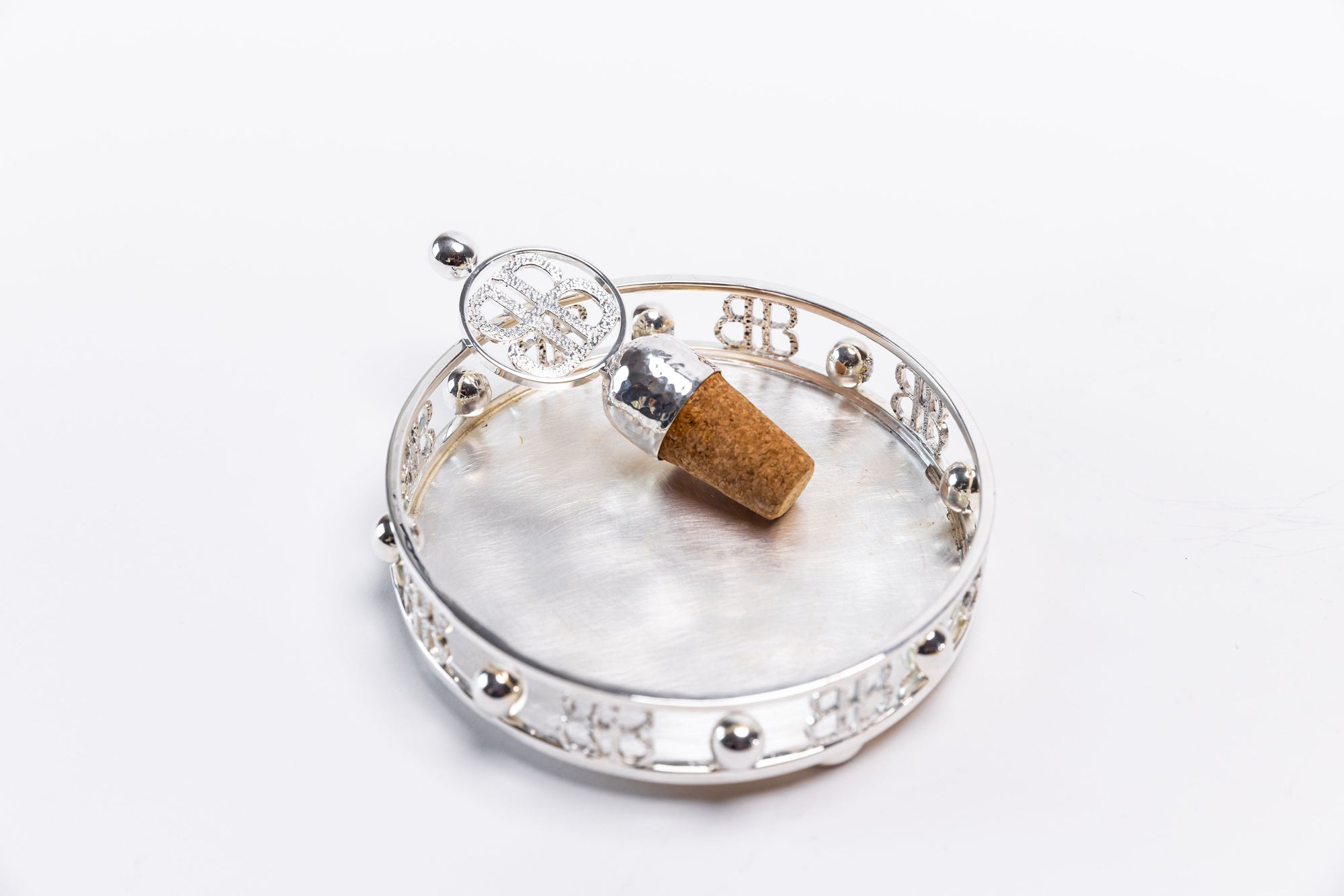 Brand Coaster with Bottle Stopper