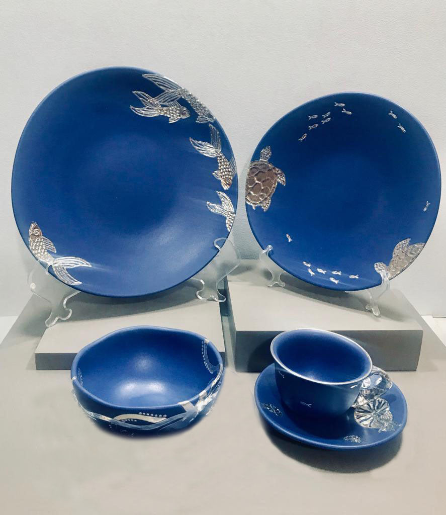 Tableware: Ocean Motif (5-piece)